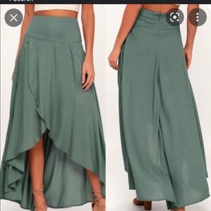NWT O’NEILL green ambrosia skirt